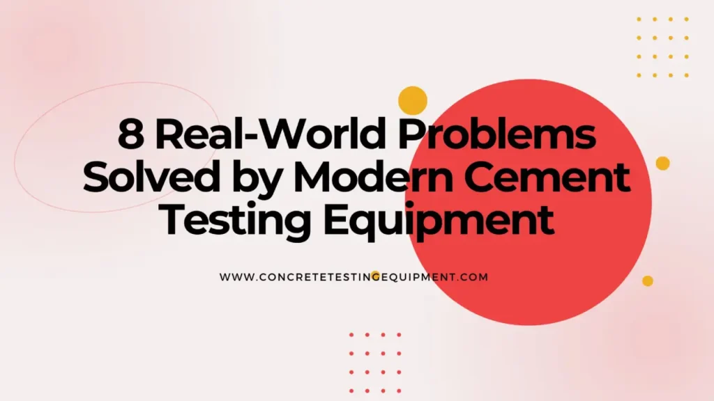 Cement Testing Equipment