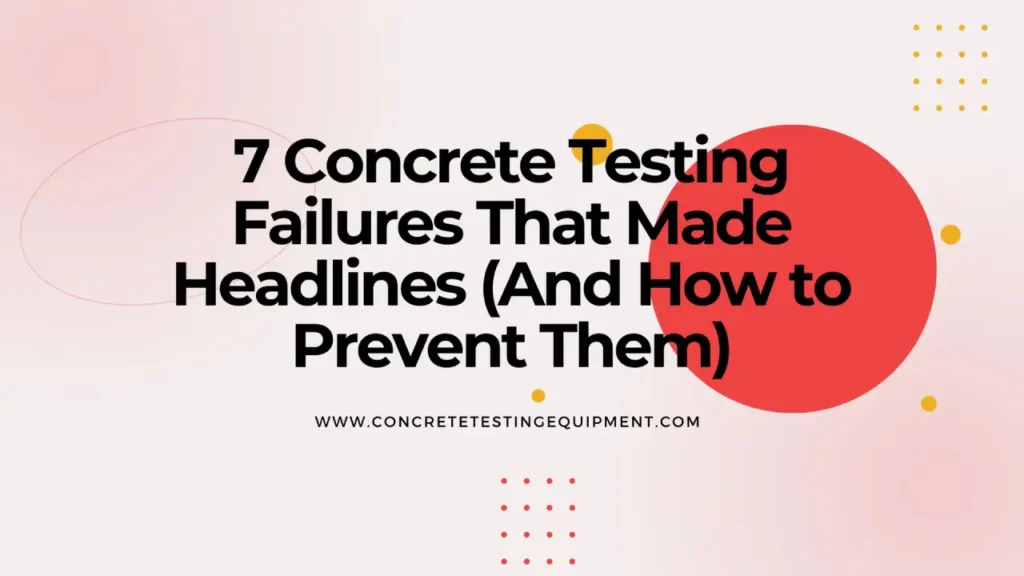 Concrete Testing Equipment Manufacturer