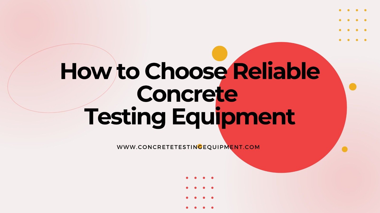 Concrete Testing Equipment Manufacturer