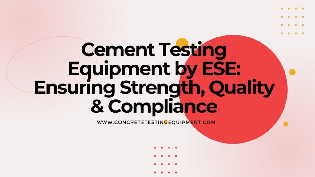 Cement Testing Equipment